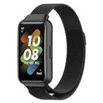 For Huawei Band 7 / 7 NFC Milan Metal Magnetic Watch Band(Black)