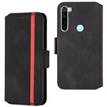 For Xiaomi Redmi Note 8T Retro Frosted Oil Side Horizontal Flip Case with Holder & Card Slots(Black)