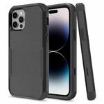 For iPhone 14 Pro Max Commuter Shockproof TPU + PC Phone Case (Black)