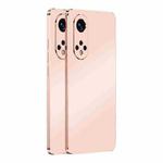 For Honor 50 Ultra Thin Electroplated Frosted TPU Phone Case(Light Pink)