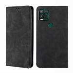 For Motorola Moto G Stylus 2022 Skin Feel Magnetic Horizontal Flip Leather Phone Case(Black)