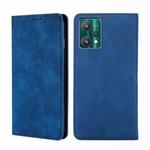 For OPPO Realme 9 Pro Skin Feel Magnetic Horizontal Flip Leather Phone Case(Blue)