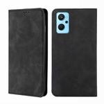 For OPPO Realme 9i/A36 4G/A96 4G/K10 4G/A76 4G Skin Feel Magnetic Horizontal Flip Leather Phone Case(Black)