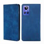 For OPPO Realme GT Neo3 Skin Feel Magnetic Horizontal Flip Leather Phone Case(Blue)