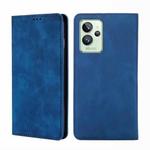 For OPPO Realme GT2 Pro Skin Feel Magnetic Horizontal Flip Leather Phone Case(Blue)