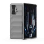 For Xiaomi Redmi K50 Gaming Magic Shield TPU + Flannel Phone Case(Grey)