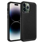 For iPhone 14 Pro Forerunner TPU+PC Phone Case (Carbon Fiber Black)