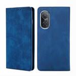For Huawei Nova 9 SE 4G Skin Feel Magnetic Horizontal Flip Leather Phone Case(Blue)