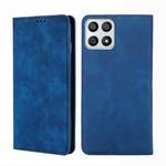 For Honor X30i Skin Feel Magnetic Horizontal Flip Leather Phone Case(Blue)