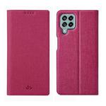 For Samsung Galaxy M33 5G ViLi DMX Series Shockproof TPU + PU Leather Magnetic Attraction Horizontal Flip Case(Rose Red)