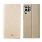 For Samsung Galaxy M33 5G ViLi DMX Series Shockproof TPU + PU Leather Magnetic Attraction Horizontal Flip Case(Gold)