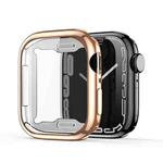 DUX DUCIS Samo Series Electroplated TPU Watch Case For Apple Watch Series 6&SE&5&4 40mm / 3&2&1 38mm(Rose Gold)
