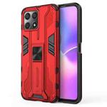 For Honor X30i / Play5T Pro / X8 4G CN Supersonic PC + TPU Holder Phone Case(Red)