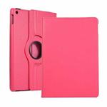 For Lenovo M10 Plus 3rd Litchi Texture 360 Degrees Rotation Leather Tablet Case with Holder(Rose Red)