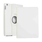 For Lenovo M10 Plus 3rd Litchi Texture 360 Degrees Rotation Leather Tablet Case with Holder(White)