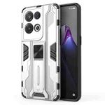 For OPPO Reno8 Pro 5G Supersonic PC + TPU Shock-proof Phone Case(Silver)