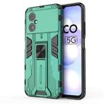 For Xiaomi Poco M4 5G Supersonic PC + TPU Shock-proof Phone Case(Green)