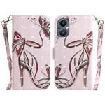 For OnePlus Nord N20 5G 3D Colored Horizontal Flip Leather Phone Case(Butterfly High-heeled)