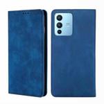 For vivo S12 Pro 5G / V23 Pro Skin Feel Magnetic Horizontal Flip Leather Phone Case(Blue)