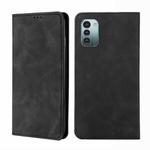 For Nokia G21 / G11 Skin Feel Magnetic Horizontal Flip Leather Phone Case(Black)