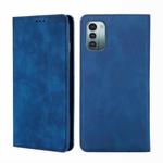 For Nokia G21 / G11 Skin Feel Magnetic Horizontal Flip Leather Phone Case(Blue)