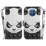 For Huawei nova 8i / Honor 50 3D Colored Horizontal Flip Leather Phone Case(Angry Bear)