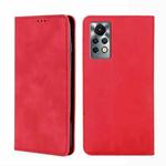 For Infinix Hot 11S-X6812 Skin Feel Magnetic Horizontal Flip Leather Phone Case(Red)