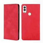 For Kyocera Android One S9-KC S304 / Digno Sanga Edition Skin Feel Magnetic Horizontal Flip Leather Phone Case(Red)