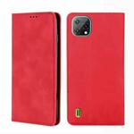 For Blackview A55 Skin Feel Magnetic Horizontal Flip Leather Phone Case(Red)