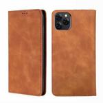 For Blackview A95 Skin Feel Magnetic Horizontal Flip Leather Phone Case(Light Brown)