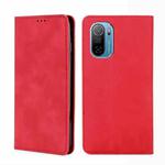 For Ulefone Note 13P Skin Feel Magnetic Horizontal Flip Leather Phone Case(Red)