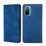 For Ulefone Note 13P Skin Feel Magnetic Horizontal Flip Leather Phone Case(Blue)