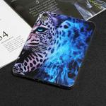 Painted TPU Tablet Case For iPad Air 2020 / 2022(Blue Leopard)