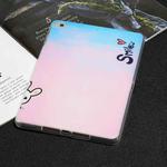 Painted TPU Tablet Case For iPad mini 2019 / 4 / 3 / 2 / 1(Smile)