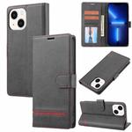 For iPhone 13 mini Classic Wallet Flip Leather Phone Case (Black)