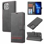 For iPhone 13 Pro Max Classic Wallet Flip Leather Phone Case (Black)