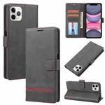 For iPhone 11 Pro Max Classic Wallet Flip Leather Phone Case (Black)