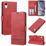 For iPhone XR Classic Wallet Flip Leather Phone Case(Red)