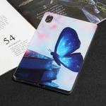 For Lenovo Tab 6 10.3 Painted TPU Tablet Case(Blue Butterfly)
