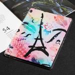 For Lenovo Tab M10 Painted TPU Tablet Case(Rose Tower)