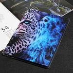 For Lenovo Tab M10 Painted TPU Tablet Case(Blue Leopard)