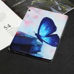 For Huawei MediaPad T5 Painted TPU Tablet Case(Blue Butterfly)