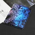 For Amazon Kindle Paperwhite 5 2021 Painted TPU Tablet Case(Blue Leopard)