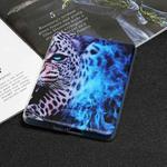 For Amazon Kindle 2019 Painted TPU Tablet Case(Blue Leopard)