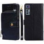 For TCL 30 5G/30 + 5G Zipper Bag Leather Phone Case(Black)
