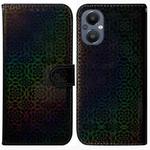 For OnePlus Nord N20 5G Colorful Magnetic Buckle Leather Phone Case(Black)
