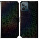 For OPPO Realme C31 Colorful Magnetic Buckle Leather Phone Case(Black)