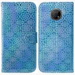 For Nokia G300 Colorful Magnetic Buckle Leather Phone Case(Blue)