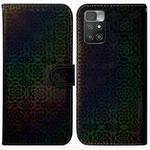 For Xiaomi Redmi 10 / 10 Prime Colorful Magnetic Buckle Leather Phone Case(Black)