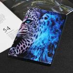 For Samsung Galaxy Tab 10.1 2019 Painted TPU Tablet Case(Blue Leopard)